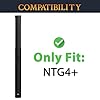 SOULWIT Microphone Furry Windscreen for RØDE NTG4+ (Rode NTG4 Plus) Dual-Powered Professional Shotgun Microphone, Wind Muff Pop Filter Mic Cover - Black #1