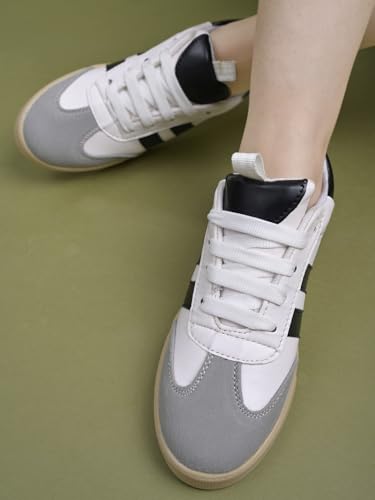 Image of Shoetopia Women's Casual Sneakers || Stylish Lace-Up Sports Shoes with Comfortable Sole || Lightweight Daily Footwear Walking & Running Shoes
