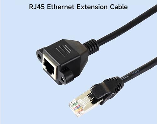 Cable Extensor Ethernet Cat 6, Pack 2, 1 m C/U RJ45 miniatura 2