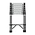 Telescoping Ladder, 15.4 FT Stainless Steel Extension Ladder with Non-Slip Feet,Slow Down Design Telescopic Ladder,Heavy Duty 330 lbs Max Capacity,Ideal for Home, RV, and Outdoor Work (15.4FT)