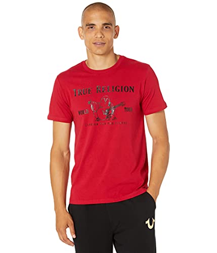 T-shirt manches courtes True Religion rouge brillant taille XXXL