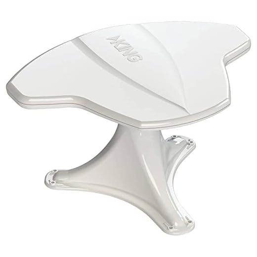 KING OA8500 Jack HDTV Directional Over-the-Air Antenna with Mount and Signal Finder - White