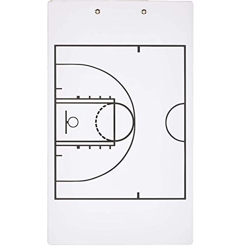 Murray Sporting Goods Dry Erase Coaches Clipboard | Double-Sided Dry Erase White Board (Basketball) - Thumbnail 7