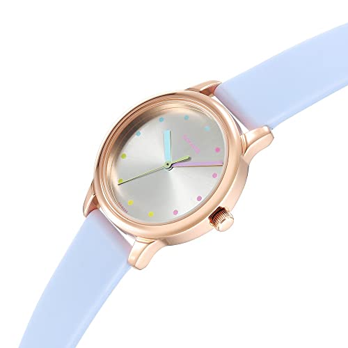 Image of Sonata Splash Silver Dial Women Analog Watch with Plastic Strap-8178WP03