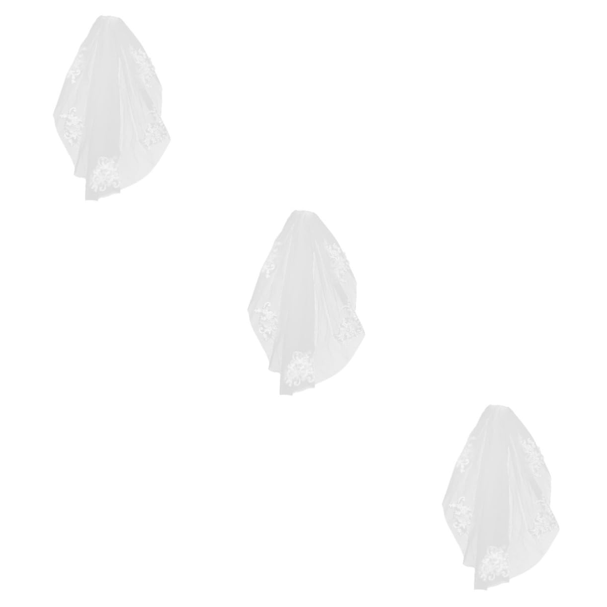 VALICLUD 3pezzi Bridal Veil Wedding Veil Con Design Floreale Per Sposa Di Accessorio Per Cerimonie Servizio Fotografico e Proposte