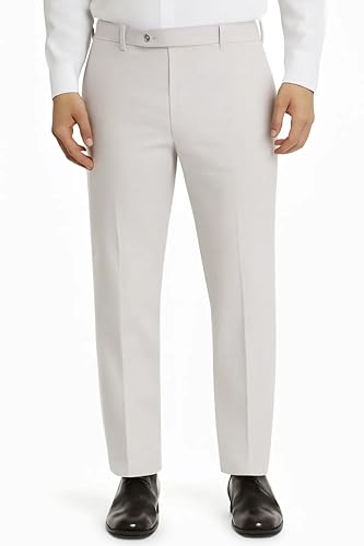 Calvin Klein Men's Slim Fit Suit Separates Pants for Men | Light Gray | 4432