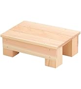Amazon｜踏み台 木製 国産ひのき 幅30cm 高さ10.5cm ステップ台 段差