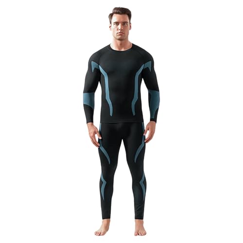 Ensemble sport homme anti-irritation avec legging de compression noir pour éliminer la sueur