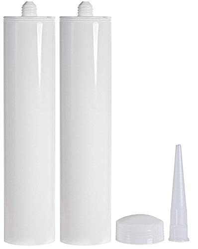 Tubo de masilla plástico rellenable vacío 300 ml (pack 2) miniatura 1
