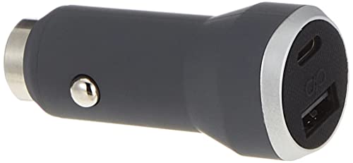 Double chargeur de voiture premium Force Power 37W robuste gris
