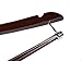 10 Quality Hangers Wooden Curved Hangers Beautiful Sturdy Suit Coat Hangers with Locking Bar Chrome Hooks (10)