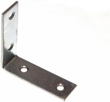 One Stop DIY 40 x CORNER BRACE ANGLE BRACKETS BZP STEEL 50MM (2 inch) NEW