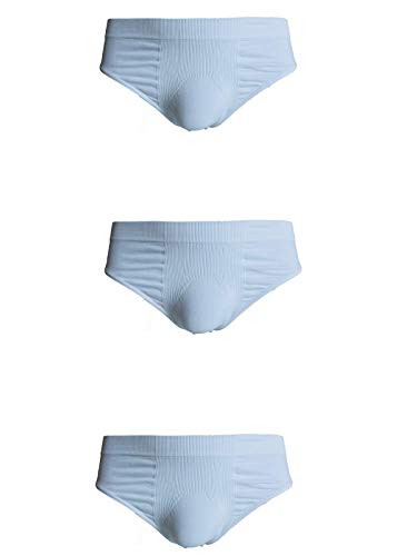 SENSI' Three Briefs Men's Seamless Microfiber Made in Italy