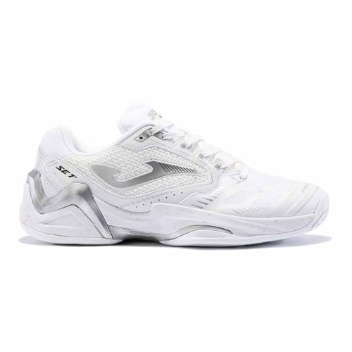 Joma Set Men 2402 TSETS2402AC, Mens, White/Silver, 9.5 US