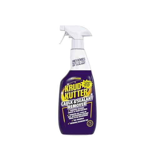 Krud Kutter Caulk & Sealant Remover 750ml Spray - Removes Silicone Caulks & Foam Sealants from Porcelain Marble Stone Acrylic and Polyurethane