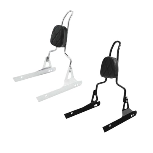 Dossier passager moto en acier robuste avec coussin pour Low Rider - 2