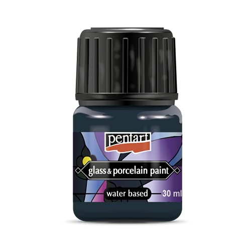 Zita`s Creative Glas- und Porzellanfarbe 30ml - türkisblau. Glass- and porcelain paint, Glasmalerei