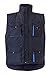 Velilla 205902; Chaleco acolchado bicolor multibolsillos; color Azul Navy y Celeste; Talla XL
