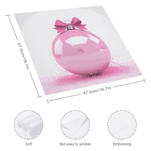 Servilletas de Tela Decorativas Cuadradas 18x18 Pulgadas Pack 4 miniatura 2