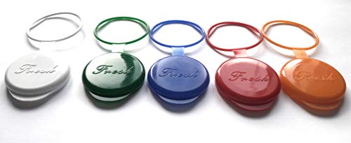 Cosy Little Home Airtight Milk Bottle Tops (5 pack) reusable specifically designed to fit standard UK one pint glass milk bottles. Made in UK