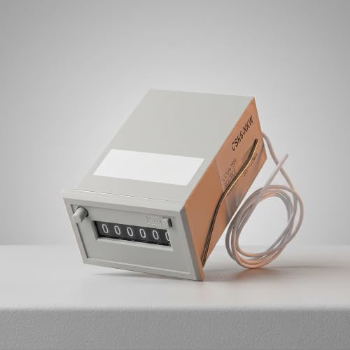 CSK6-NKW Electromagnetic Counter 6 Digit Pulse Counter (DC 12V) by YWBL-WH - Used condition - Image 8