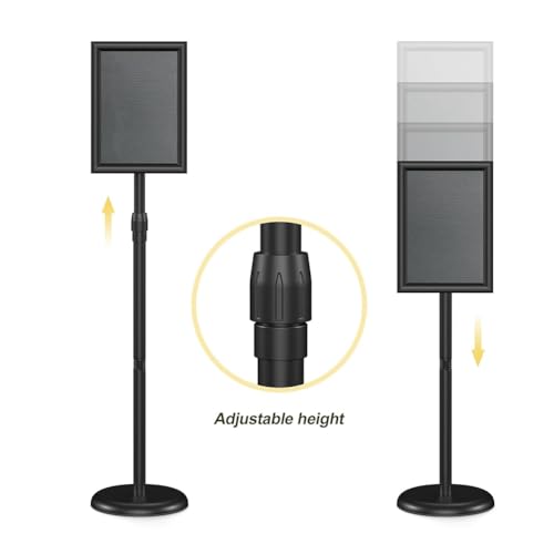 Support de sol sur pied stable pour affiche publicitaire sans pliure - 7