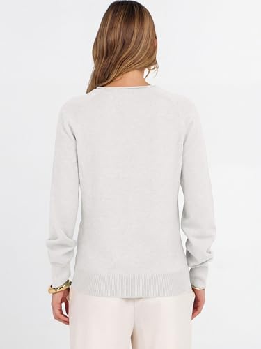 Image of ANRABESS Women Long Sleeve Rolled Neck Fall Lightweight Sweaters Top