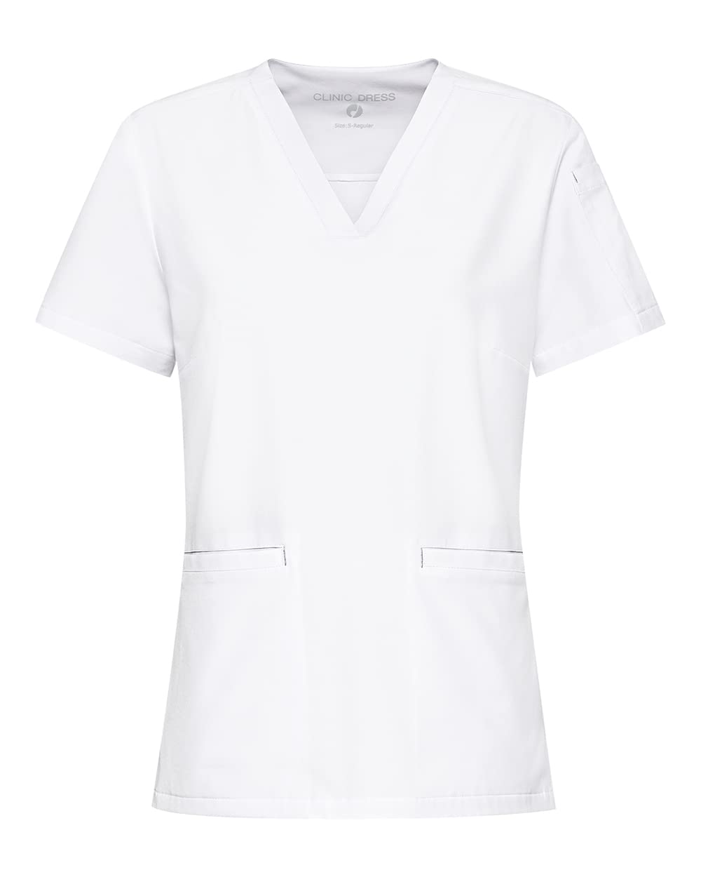 CLINIC DRESS Schlupfkasack I kaere I 3er Pack | Damen-Kasack Pflege Arbeitskleidung I 4-Wege-Stretch | V-Ausschnitt Kurzarm I Industriewäsche geeignet | bis 75 Grad waschbar