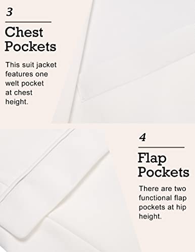 Image of COOFANDY Mens Sport Coat Casual Blazer One Button Business Suit Jacket
