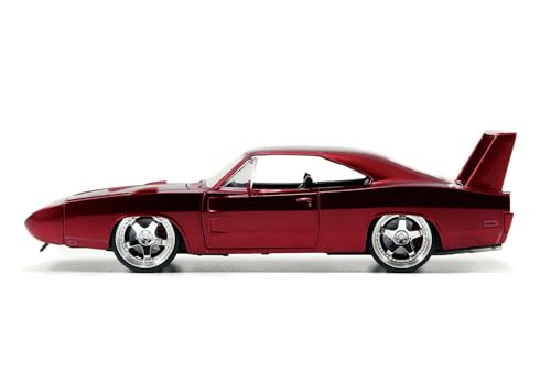 Auto a escala 1:24 Dodge Charger Daytona rojo miniatura 3