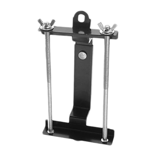 Automotive Battery Clamp, Adjustable Crossbar Tool, Secure Mount with Bolts, Space-Saving Fit with Stability, 27cm Car Accessory, Utility Holder for Maintenance Installation