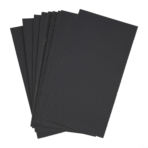 10 piezas de papel de lija, 3 x 5 5 pulgadas, lo que facilita el pulido con grano húmedo/seco 600/800/1000/1200/1500/2000/2500 para uso automotriz (grano 600)