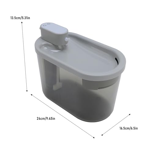 Fuente automática de agua para perros y gatos Dioche 2.2L miniatura 7
