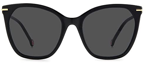 Carolina Herrera HER 0091/S Black/Grey 56/20/145 women Sunglasses2