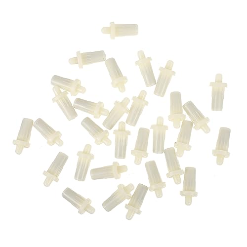 HEMOTON 30 Pezzi accessori per tende perno di plastica dell'otturatore utile perno di riparazione dell'otturatore bulloni tende per finestre perno di sostituzione dell'otturatore toppa