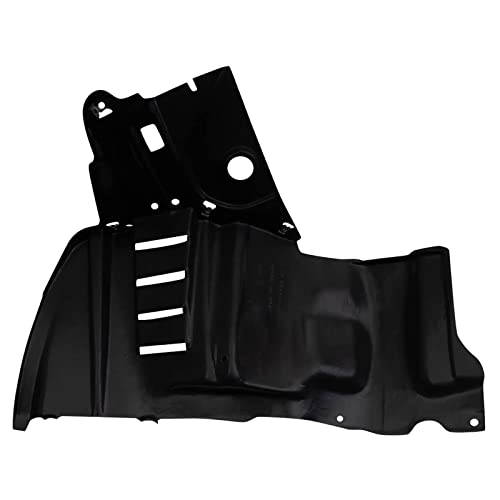 TRQ Front Left Fender Splash Shield Black Drivers Side Compatible with 2010-2013 Suzuki Kizashi SZ1248122