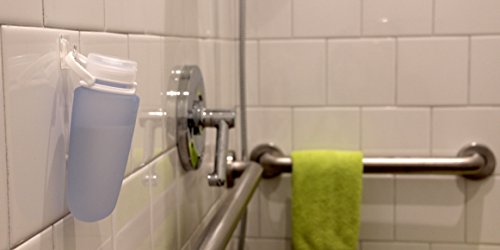 Humangear Gotoob+ Refillable Silicone Travel Size Bottles With Locking Cap, Navy, Medium (2.5Oz) #TOP4