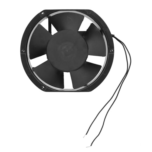 Akozon Axialventilator AC Axialventilator AC220V 38W Oval Kugellager Lüftungskühlventilator AC 220V Ersatz Zubehörteil
