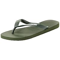 Havaianas Unisex Children's Top Colour Flip Flops, Green Olive Green, 41/42 EU