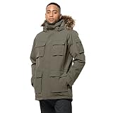 Jack Wolfskin Herren Glacier Canyon Parka, dusty olive, L EU