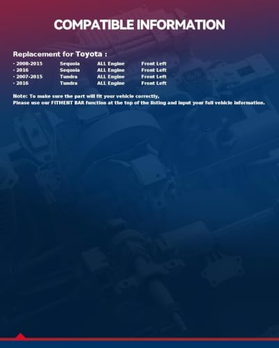 Image of KAX Front Left Brake Caliper for 2007-2016 Toyota Tundra