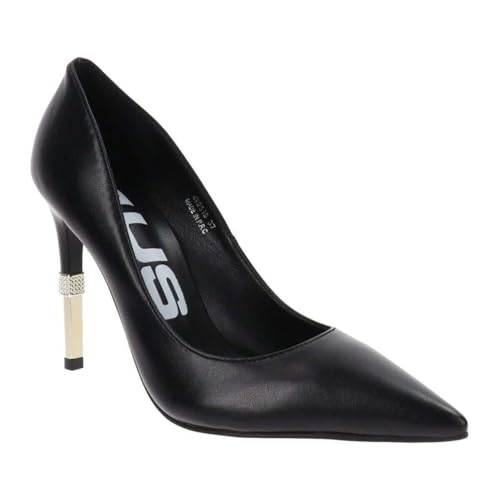 4US Décolleté Donna Cesare Paciotti Black 4K2519 – Vernice Nera, Punta Affusolata, Tacco Elegante, Scarpe Chic e Versatili (Nero, 38, Sistema Taglie Calzature EU, Adulto, Donna, Numero, Media, 38)