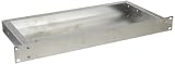 BUD Industries CH-14401 Gestell aus Aluminium, klein, 43,2 cm Breite x 4,4 cm Höhe x 20,3 cm Tiefe, natürliches Finish