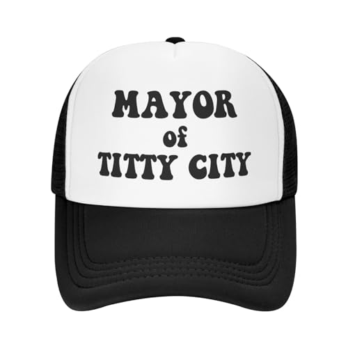 Image of You Find It Offensive? I Find It Funny Trucker Hats for Women Black Men Retro Trucker Black Hats for Men