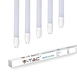 QUALITÉ : Tube fluorescent LED neon de qualité supérieure de Samsung. Pas de scintillement, éclairage instantané, pas de temps de préchauffage. Nos tubes led 150 cm ont 130 lumens par watt (22W, 2080LM), ils fournissent une lumière blanche brillante (4000K) pour un éclairage optimal.