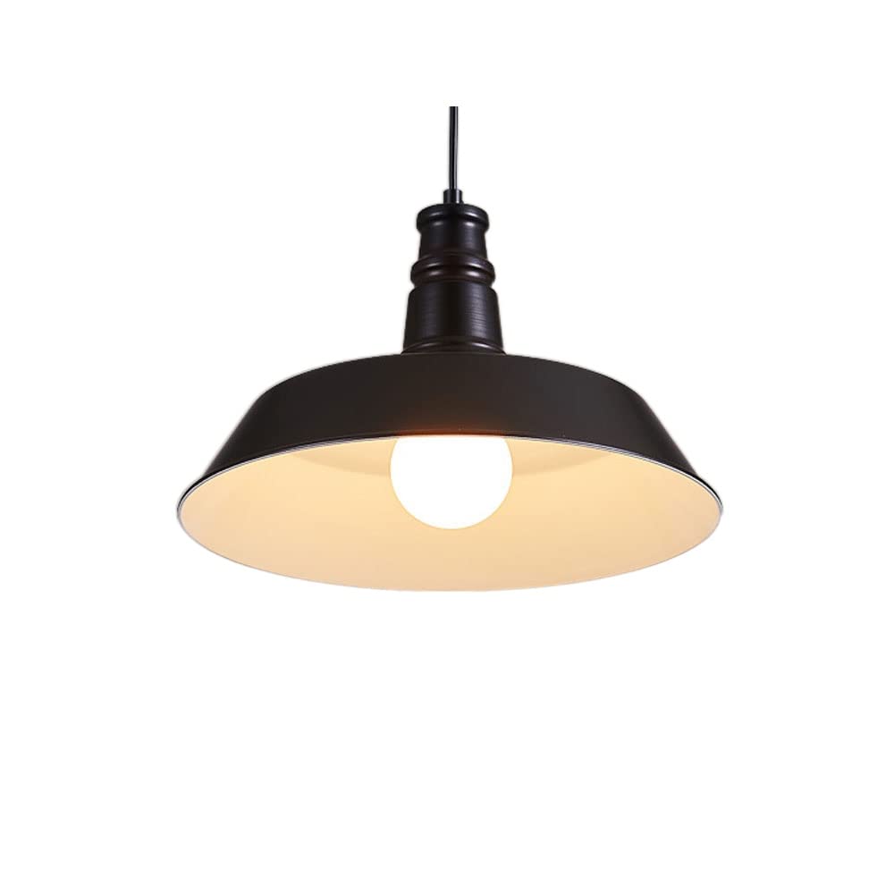HXYSXHJUO Colorful Macaron Metal Pendant Lamp - Nordic Chandelier for Kitchen Island, Adjustable Height, Retro Minimalist Design(F,26cm)