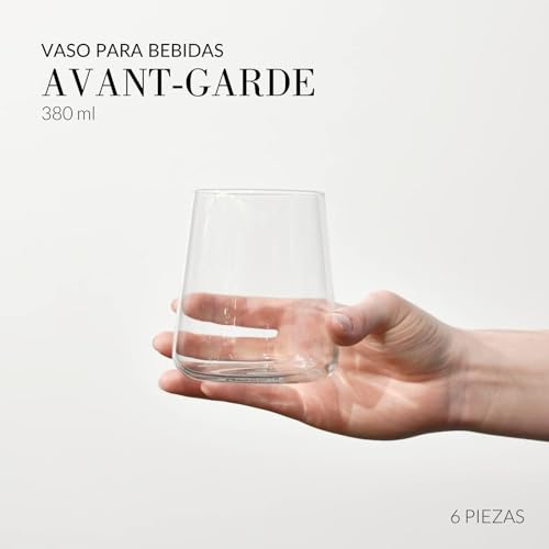 Miniatura 2 de Krosno Vasos De Agua Gin Tumbler Conjunto 6 Piezas 430 Ml Colección Avant-Garde Perfectos Para Uso En Casa, Restaurante Y En Fiestas Apto Para Lavavajillas