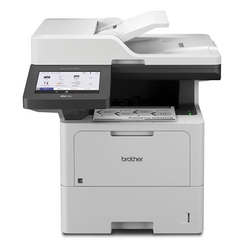 Brother MFC-L6810DW Enterprise Monochrome Laser All-in-One Printer, Large Paper Capacity, Wireless Networking, Advanced Security Features, and Duplex Print, Scan, and Copy, Works with Alexa by Brother - Used condition - US$785.08
