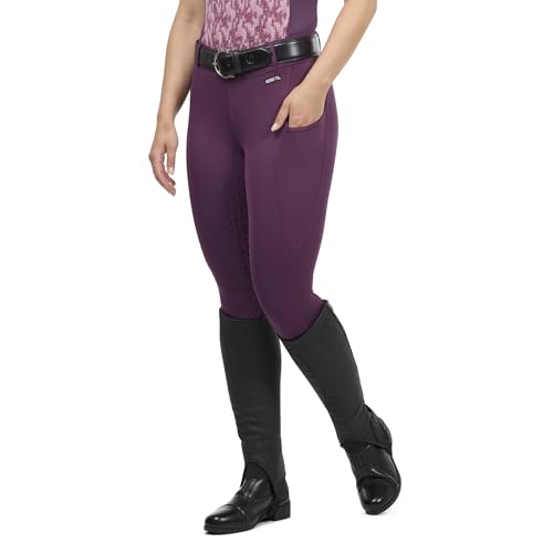 Image of Kerrits Women's Coolcore Full Leg Grip Horse Riding Tights - Cooling Equestrian Leggings, Silicone Grip, Pockets