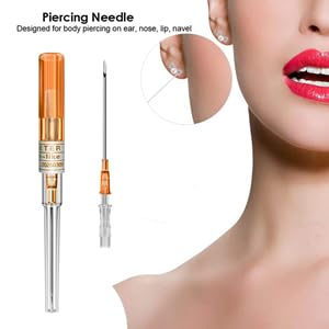 DJCIW 12PCS Mixed-size Catheter Piercing Needles,Disposable 14G 16G 18G 20G IV Catheter Hollow Needles for Ear Nose Belly Lip Eyebrow Tongue Nipple Cartilage Piercing - Thumbnail 5